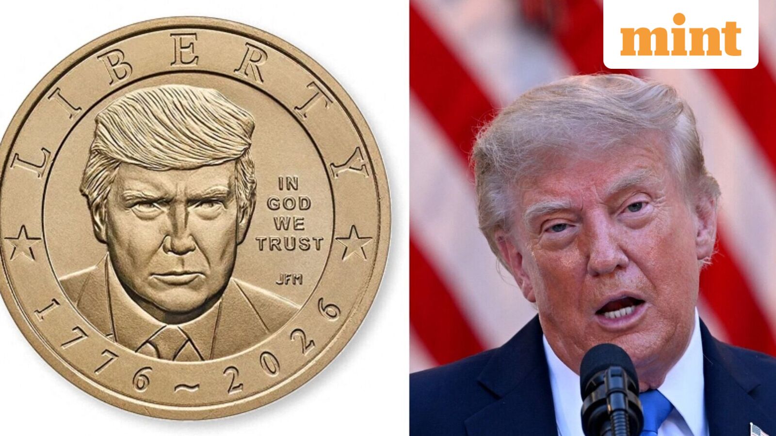 US Mint releases $1 coin featuring Trump to commemorate the 250th anniversary; are they legal? Here's what the law says