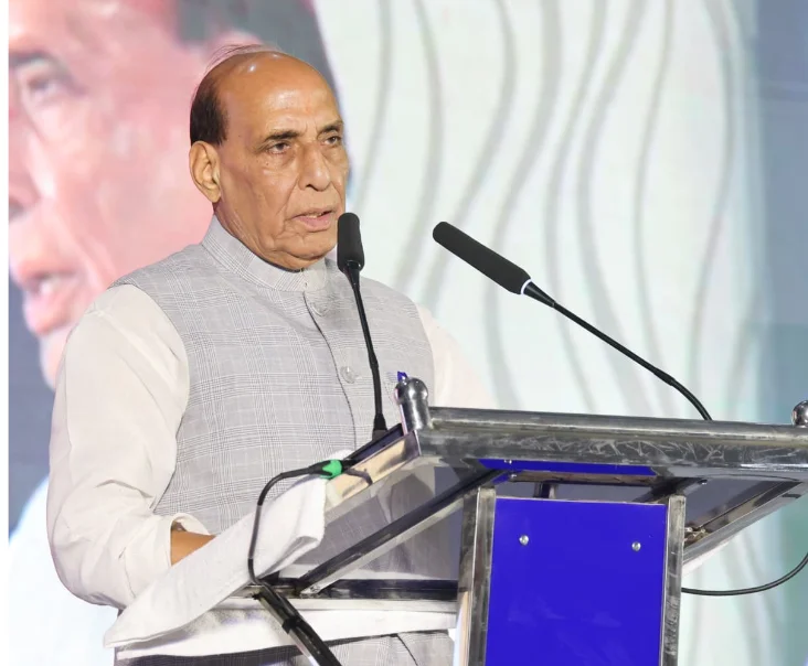 India advancing towards Viksit Bharat@2047 with resilience, strength, innovation, inclusive development & compassion: Raksha Mantri