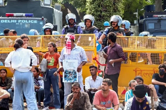 Former Delhi Police Personnel Seek Permission for Jantar Mantar Protest Over ‘Chalo Sansad’ Violence