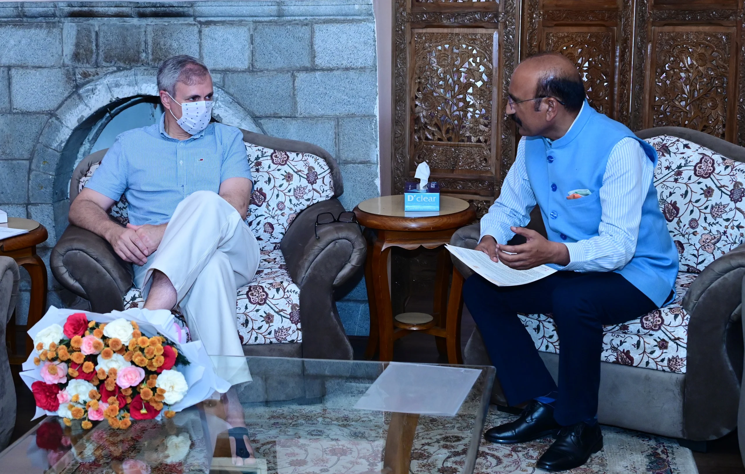 CM Omar Abdullah meets legislators, delegations, individuals at Raabita