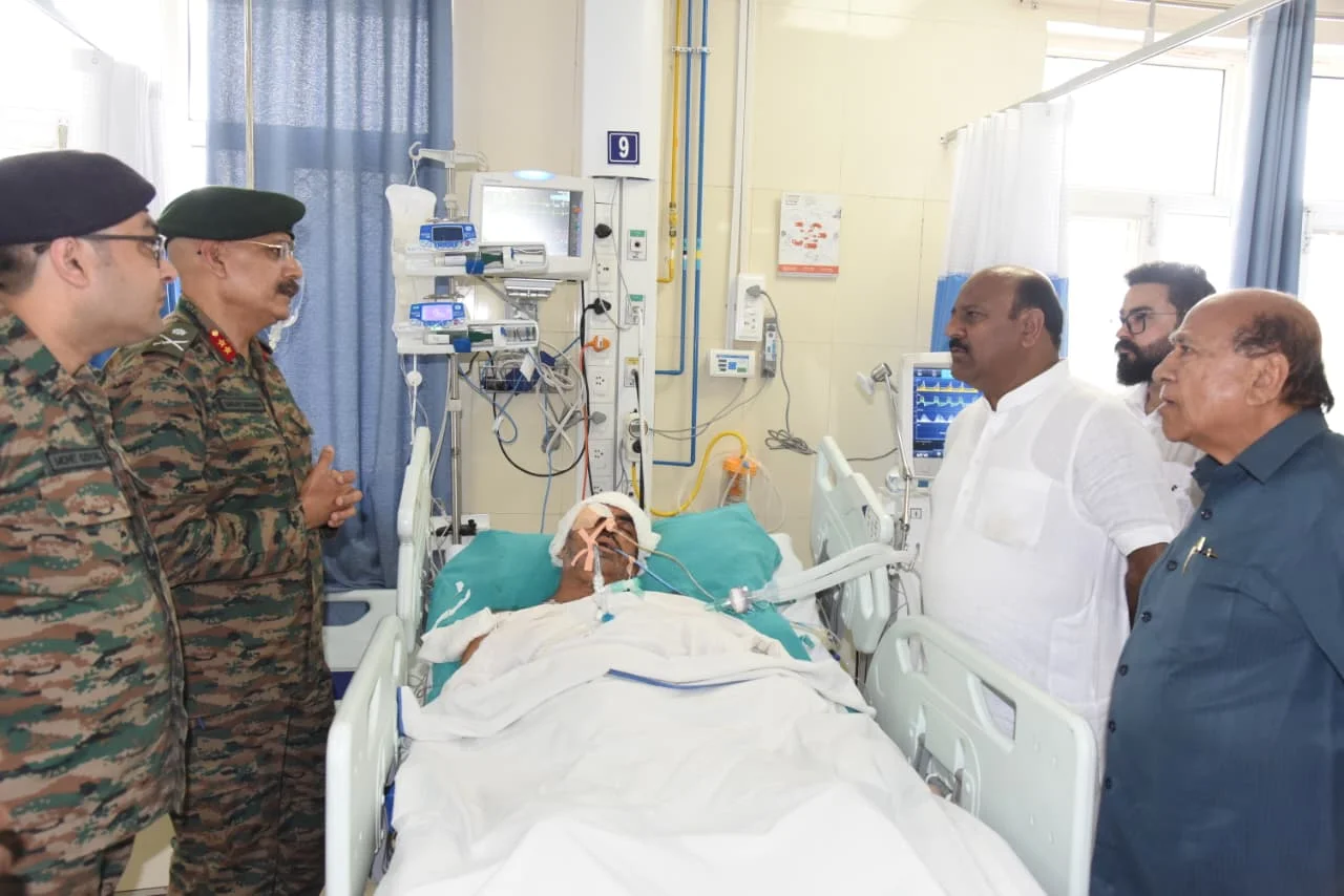 Dy CM Surinder inspects devp works; visits injured soldier