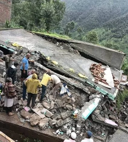 Woman Killed, Two Injured as House Collapses Amid Heavy Rain in Rajouri