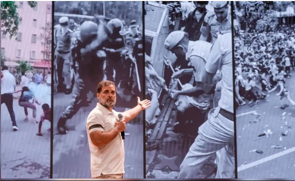 Rahul Gandhi Backs Student Protest, Demands Action Over Assault and NEET Paper Leaks