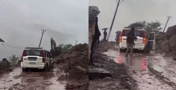 MP Mian Altaf Safe After Landslide Hits Vehicle on Jammu-Poonch Highway