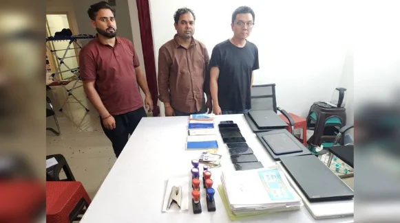 Chinese National, Two Others Held in Noida for Alleged Hawala, Shell Company Racket