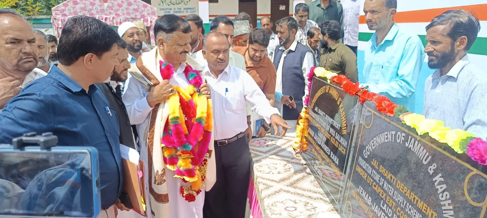 Minister Rana inaugurates projects, lays foundation stones for new works in Salwah