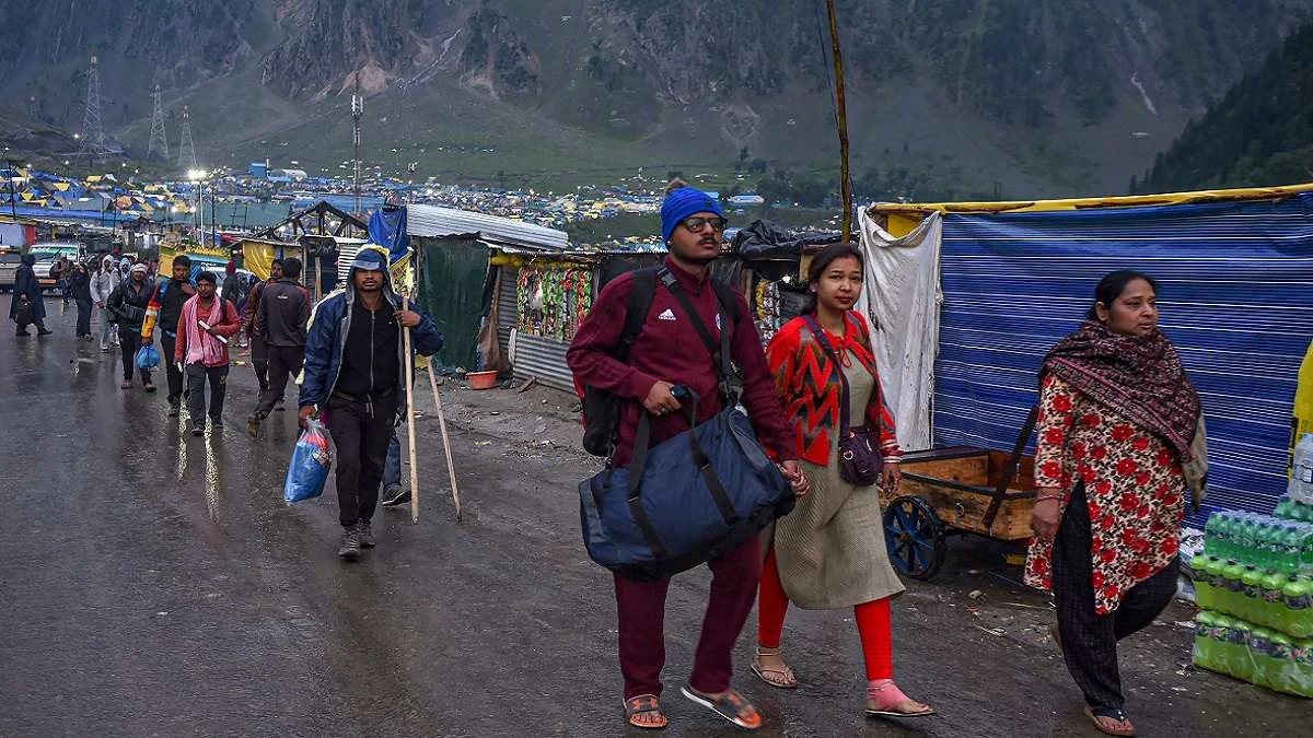 Amarnath Yatra Resumes from Baltal Base Camp