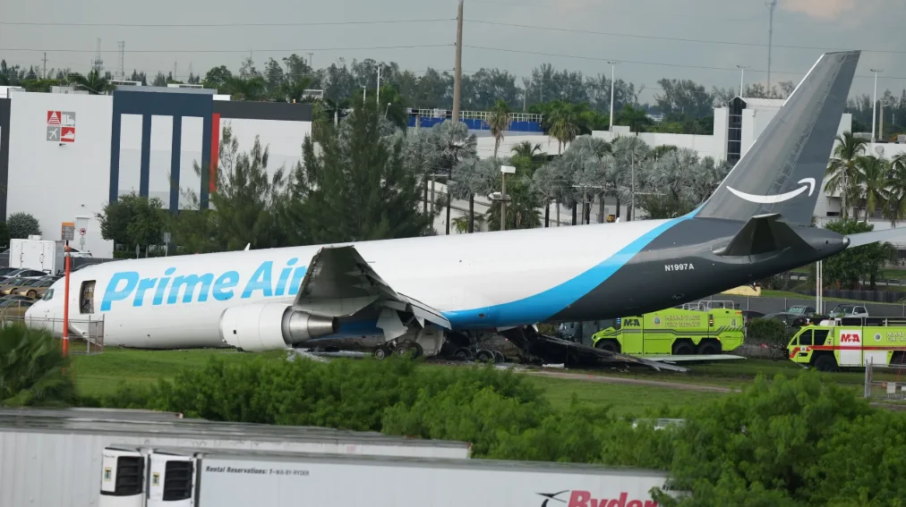5 Dead After Amazon Cargo Plane Barreled Off Runway At Miami Airport