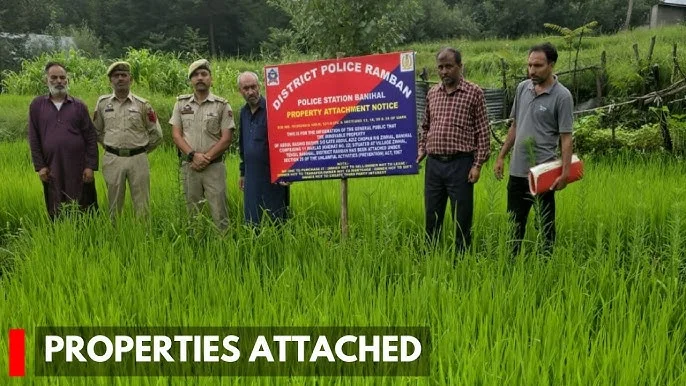 Properties Of Four Pakistan-Based Terrorists Attached In J&K’s Ramban