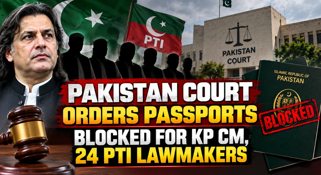 Pakistan Court Orders Passports Blocked for KP CM, 24 PTI Lawmakers