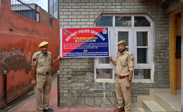 Srinagar Police Attach ₹5.60 Crore Worth of Drug-Trafficking Assets in Major NDPS Crackdown