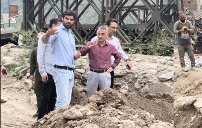 Doda: Restoration works in flood-hit areas of Thathri assessed