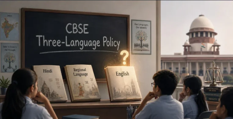Centre working on modalities for CBSE three-language policy, SC defers hearing by a week