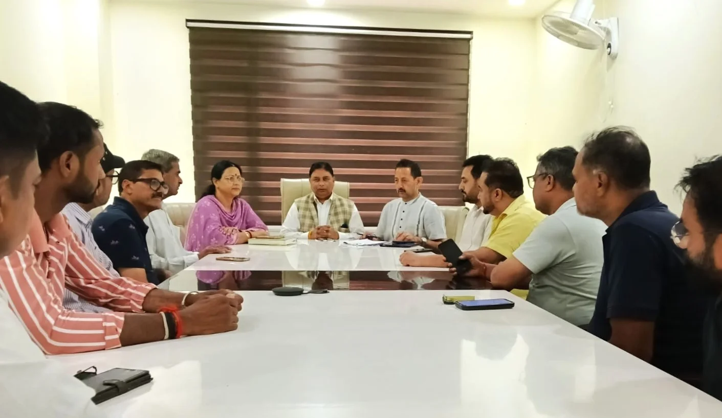 BJP holds series of review meetings for Nitin Nabin's Jammu visit