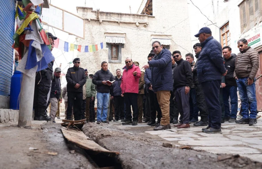 Ladakh LG Saxena Kicks Off Heritage Revival Project in Leh Old Town